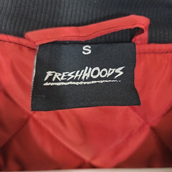 Fresh Hoodz Mens Antique Floral Bomber Jacket - Picture 11 of 14